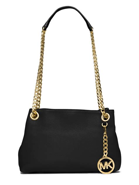 michael kors black gold chain crossbody bag|Michael Kors handbags small black.